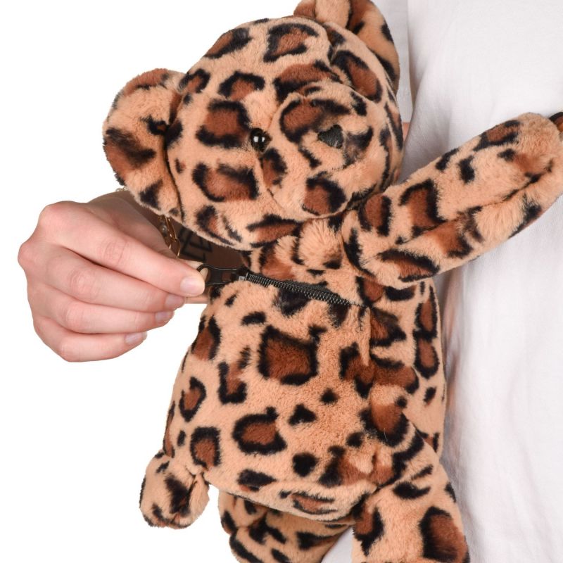 Sac bandoulière Ours léopard (30 cm) Doudou et Compagnie Ambiance 6