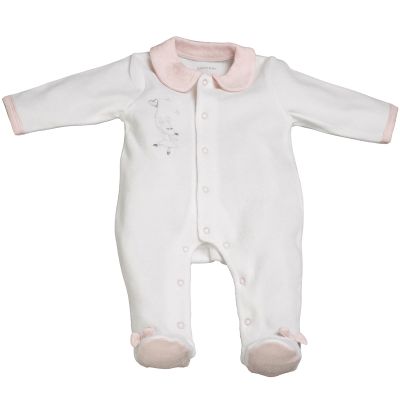 Pyjama chaud Lilibelle blanc (3 mois) Sauthon