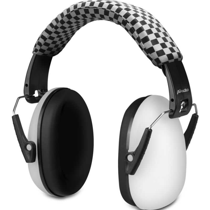 Casque anti bruit pour bébés et enfants blanc Alecto