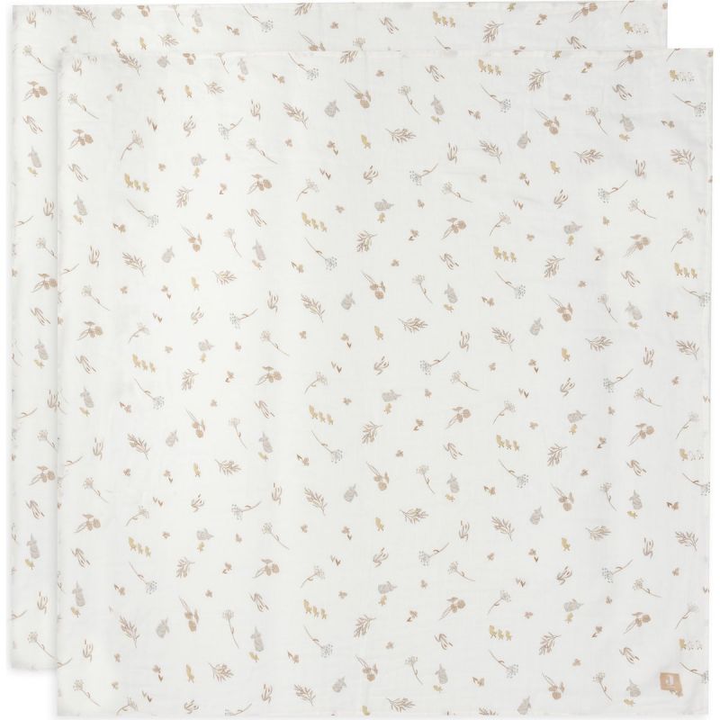 Lot de 2 maxi-langes en coton Riverside (115 x 115 cm) Jollein Produit 1 grande taille