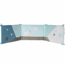 Tour de lit Flocon l'ourson (pour lits 60 x 120 cm et 70 x 140 cm)   par Domiva