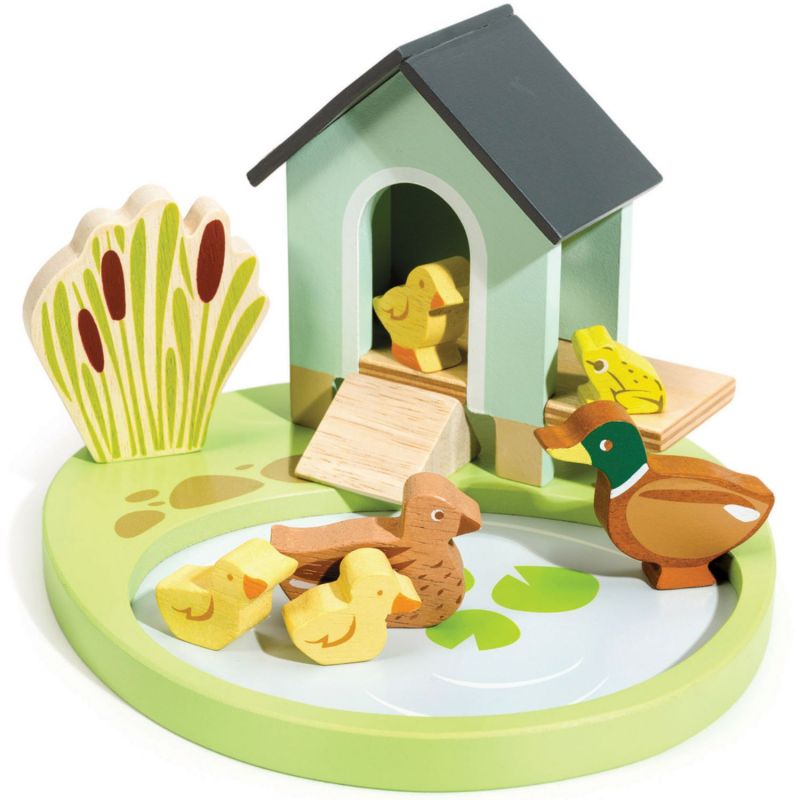 Bassin à canards en bois (18 cm) Tender Leaf Produit 4