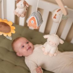 Mobile musical en bois Little Farm