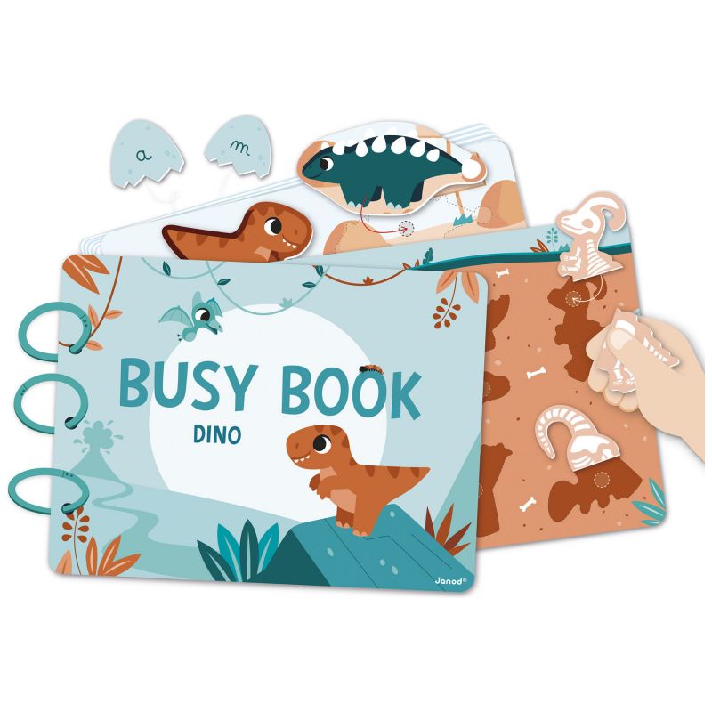 Livre d'activités Busy Book Dino Janod Produit 2