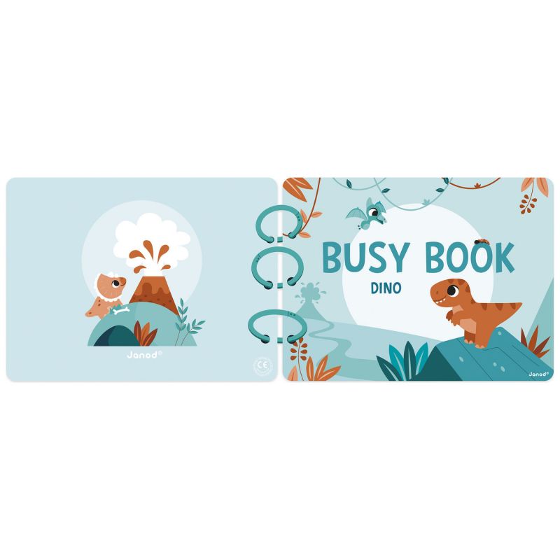 Livre d'activités Busy Book Dino Janod Produit ouvert 4