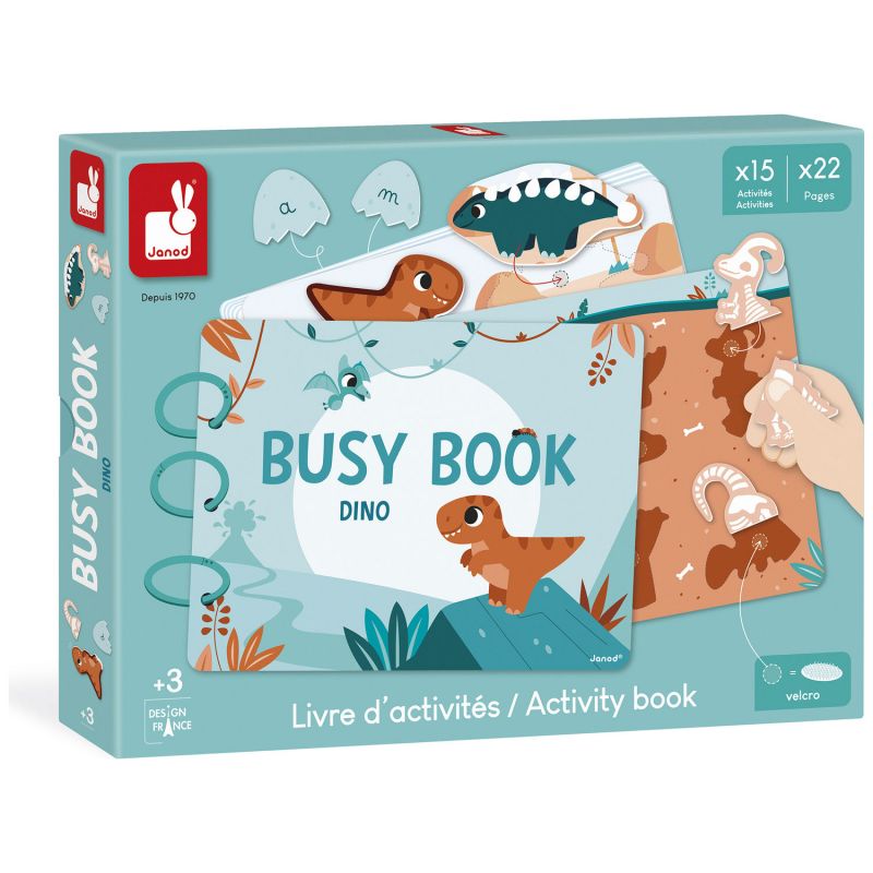 Livre d'activités Busy Book Dino Janod Packaging 9