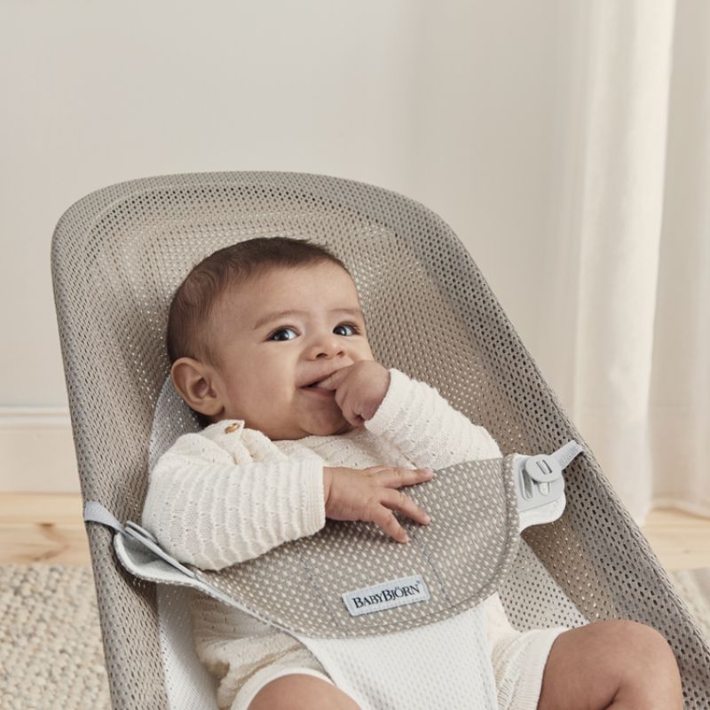 Transat Balance Soft Mesh 3D Beige et gris - Reconditionné BabyBjörn Produit 7