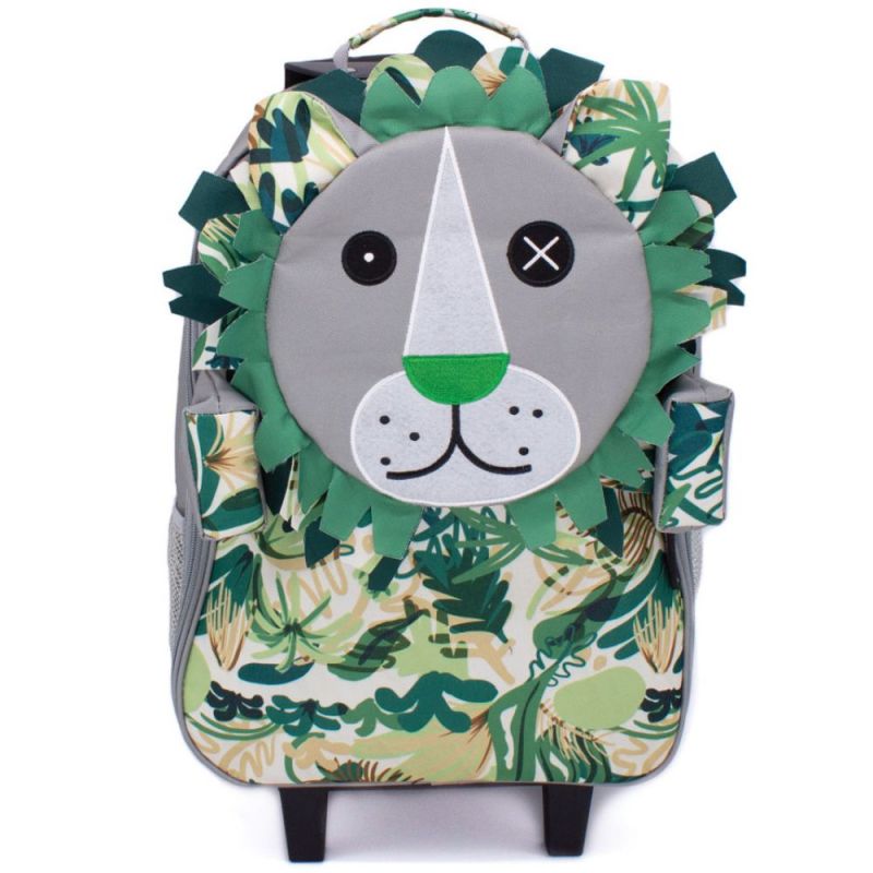 Valise trolley Jélékros le lion Les Déglingos