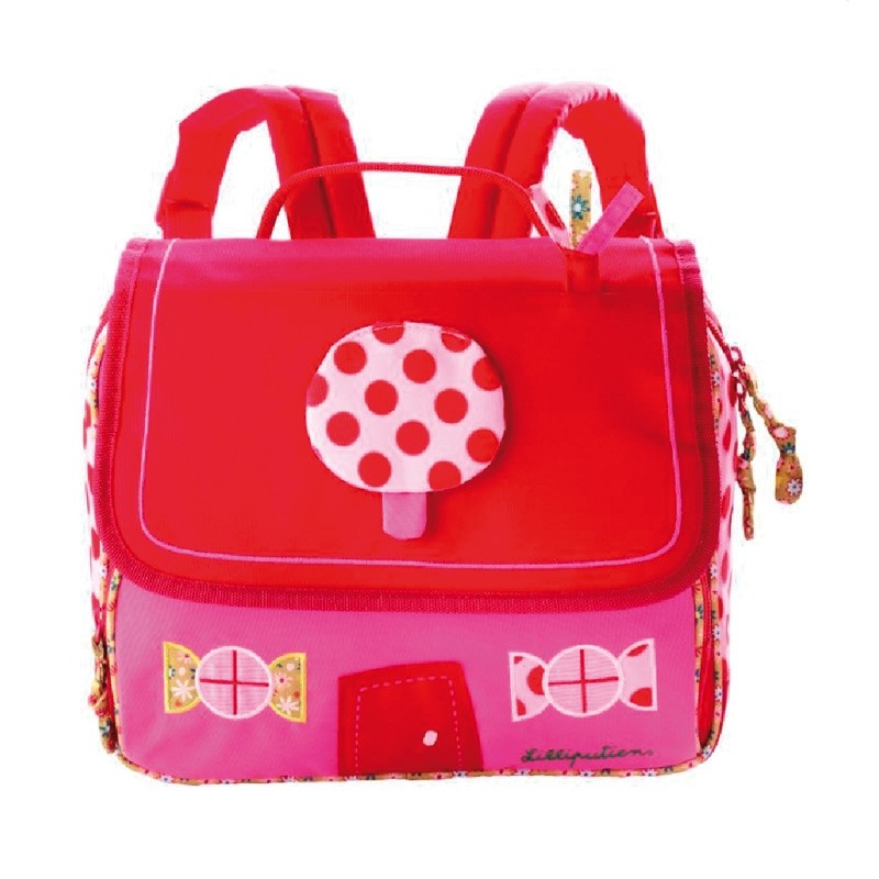 Petit cartable maternelle rose fille Liz Lilliputiens