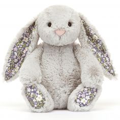 Peluche Bashful Lapin en fleurs Gris (31 cm)