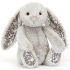 Peluche Bashful Lapin en fleurs Gris (31 cm) - Jellycat