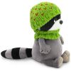 Raton laveur avec bonnet vert Denny (15 cm assis) Orange Toys Produit 3