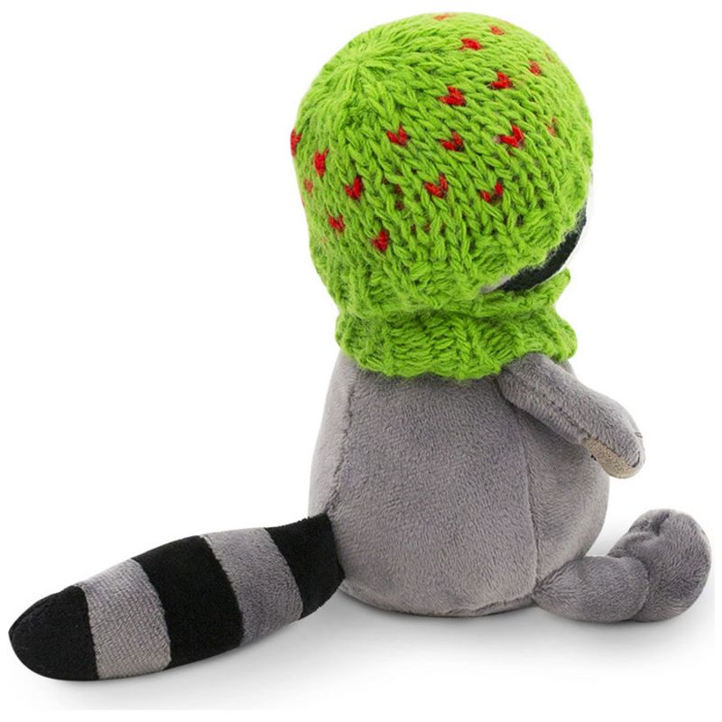 Raton laveur avec bonnet vert Denny (15 cm assis) Orange Toys Produit 4