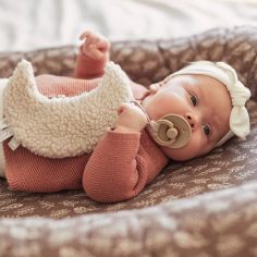 Doudou attache sucette Lune Nougat