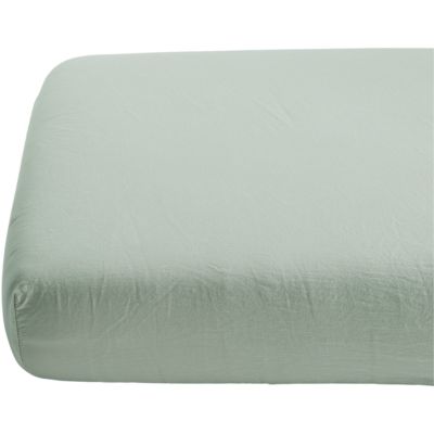 Drap housse satin de coton bio Tilleul (70 x 140 cm)  par Kadolis