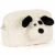 Variation Blanc, noir du produit Pochette Rufferty le chien de la marque Jellycat