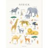 Affiche Animaux d'Afrique (30 x 40 cm) - Lilipinso