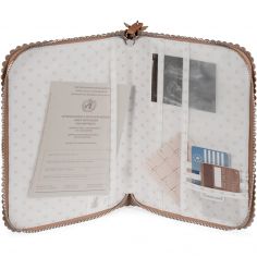 Protège carnet de santé Icon Caramel