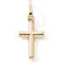 Pendentif Croix droite (or jaune 9 carats) - Baby bijoux