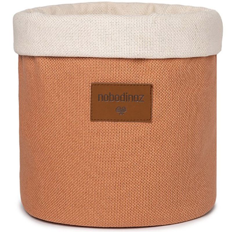 Panier de toilette Tango Pure Line sienna brown (24 x 19 cm) Nobodinoz
