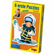 6 Puzzles Les métiers (6 x 3 pièces)  par Haba