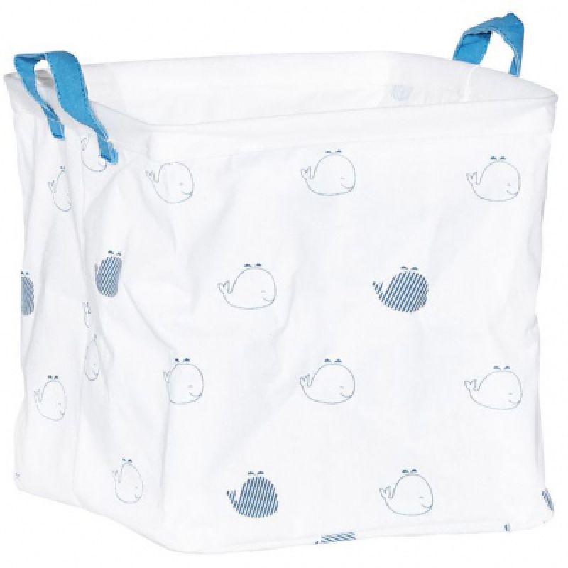 Cube de rangement Blue baleine (28 x 28 x 28 cm) Sauthon