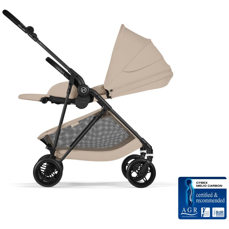Poussette Citadine Ultra Légère Melio Carbon 2026 Almond Beige Cybex Produit 6