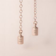 Collier Mes Petits Poids personnalisable (plaqué or rose) - Mon Petit Poids
