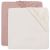 Variation Ecru, rose du produit Lot de 2 draps housses en jersey Wild Rose-Ivory (40 x 80 cm) de la marque Jollein