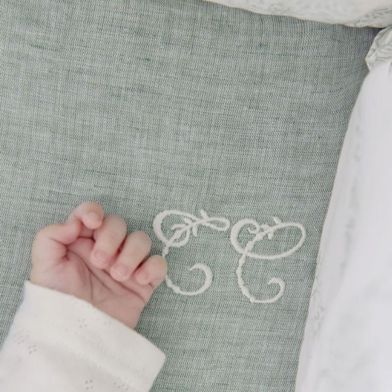 Drap housse Feuillage Vert Tartine et Chocolat Ambiance 2