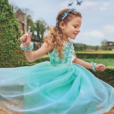 Déguisement Princesse d'Hiver, bleue 3-4 ans