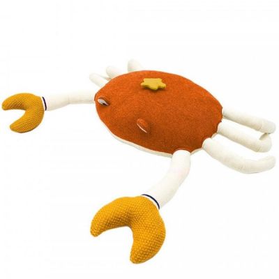 Coussin crabe corail (26 x 60 cm)
