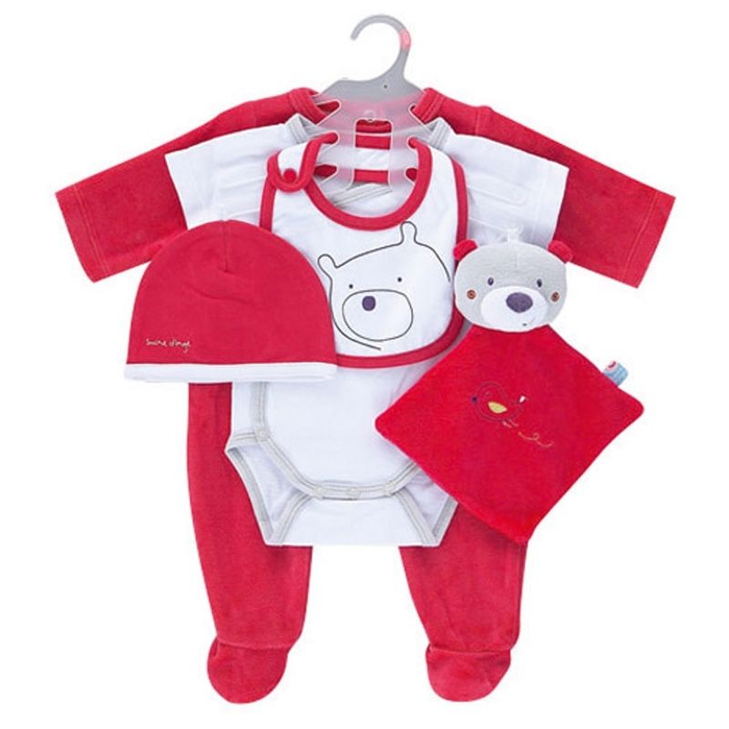 Set layette Beautiful day (5 pièces) Sucre d'orge