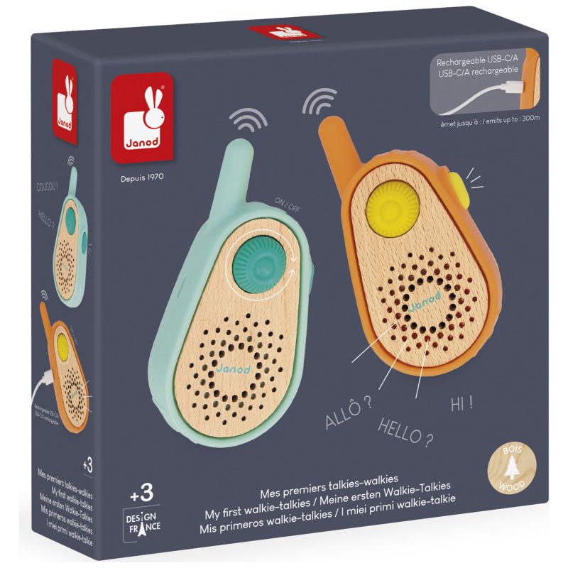 Mes premiers Talkies-Walkies Happy Garden Janod Packaging 9