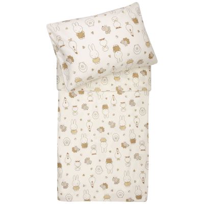 Housse de couette + taie d'oreiller Miffy Family Farm (100 x 140 cm) Jollein