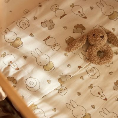 Housse de couette + taie d'oreiller Miffy Family Farm (100 x 140 cm)