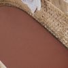Drap housse en coton bio pour landau Terracotta (76 x 30 cm) Kadolis Ambiance 2
