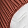 Drap housse en coton bio pour landau Terracotta (76 x 30 cm) Kadolis Produit 3
