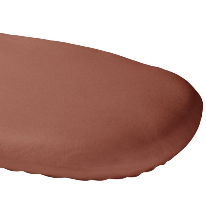 Drap housse en coton bio pour landau Terracotta (76 x 30 cm) Kadolis Produit 1