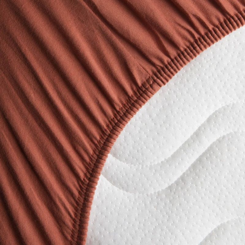Drap housse en coton bio pour landau Terracotta (76 x 30 cm) Kadolis Produit 3