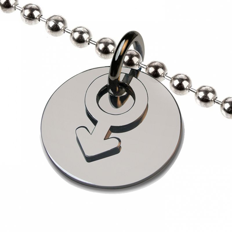 Collier sur chaîne boule I am Garçon (argent 925°) Mikado