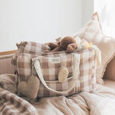 Sac de maternité Camila Vichy Caramel