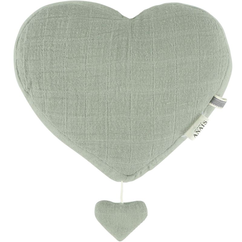 Coeur musical à suspendre Bliss vert olive Trixie