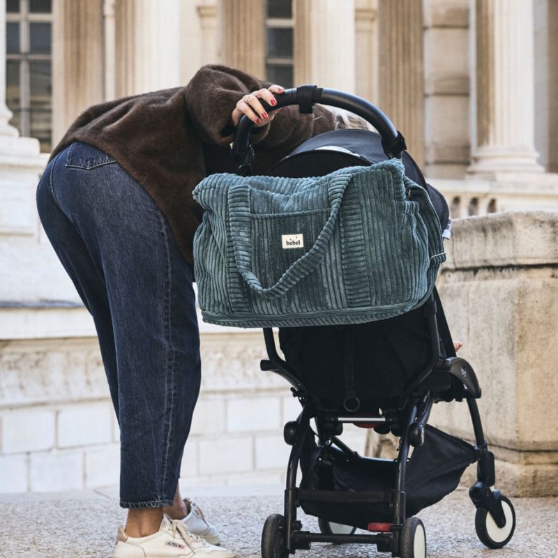 Sac à langer 24/48h Capsule velours Duck BEBEL Ambiance 2