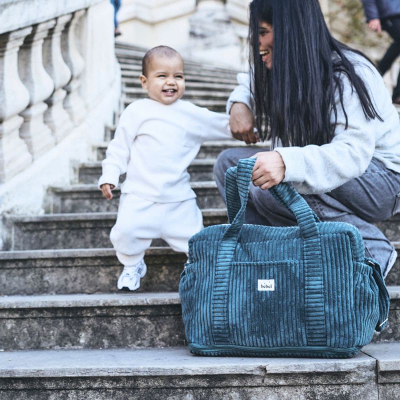 Sac à langer 24/48h Capsule velours Duck BEBEL Ambiance 3