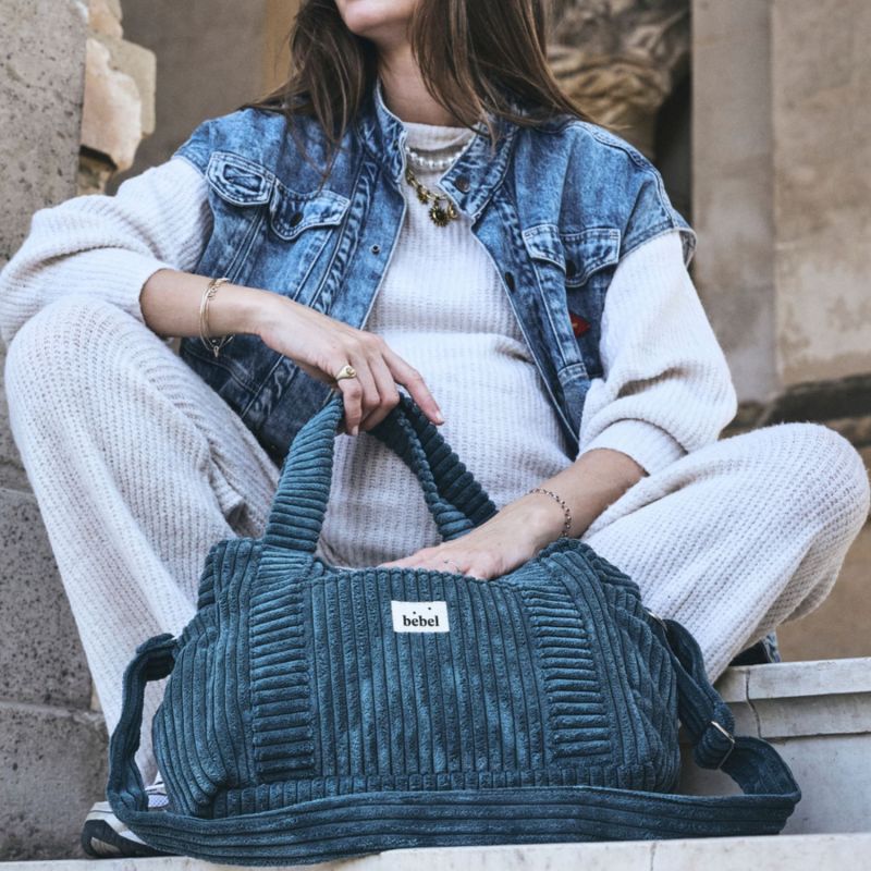 Sac à langer 24/48h Capsule velours Duck BEBEL Ambiance 5