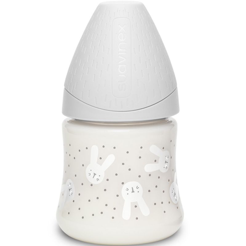 Biberon Hygge Baby lapin gris (150 ml) Suavinex