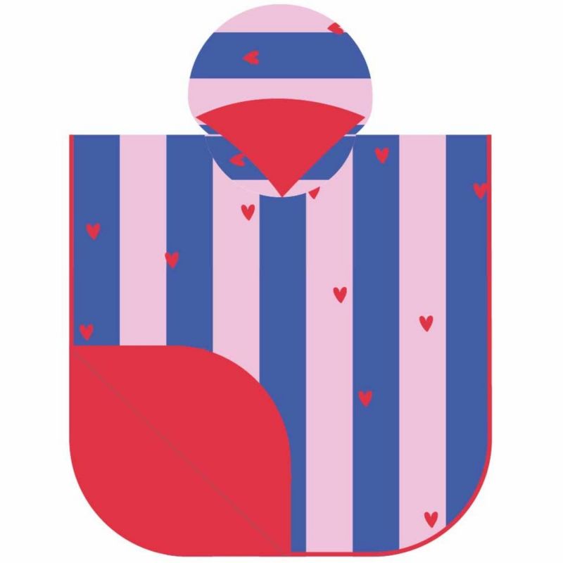 Poncho de plage Cerise (60 x 60 cm) Quut Produit 1