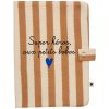 Protège carnet de santé Rayures Larges (personnalisable) Atelier Wagram Produit 3