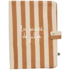 Protège carnet de santé Rayures Larges (personnalisable) - Atelier Wagram